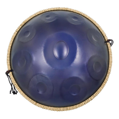 Lighteme DC Handpan Drum Pure Purple 22 Inches 9 Notes D Minor Kurd Scale Hang Drum