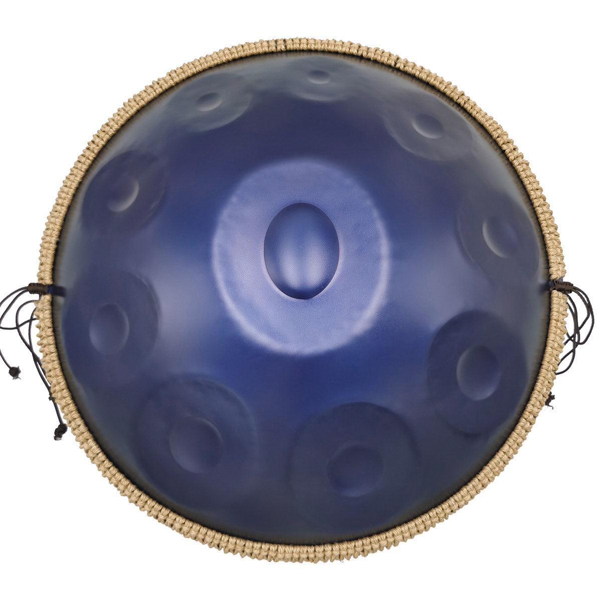 Lighteme DC Handpan Drum Pure Purple 22 Inches 10 Notes D Minor Kurd Scale Hang Drum