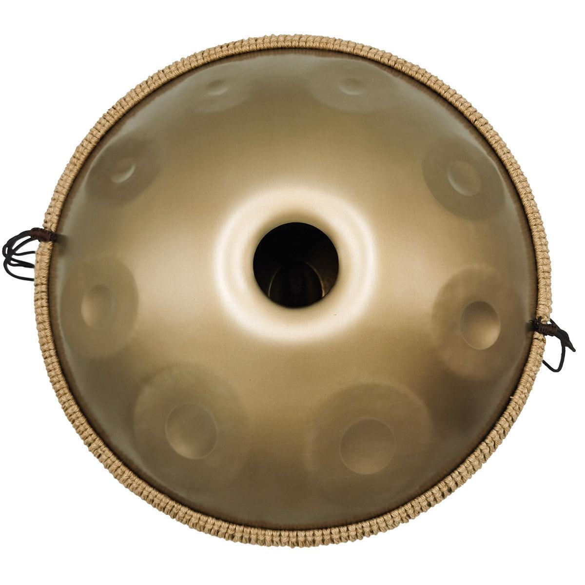 MiSoundofNature Acier inoxydable Handpan Drum Performer 22 Pouces 17 Notes Ré Mineur Kurd Scale Hangdrum