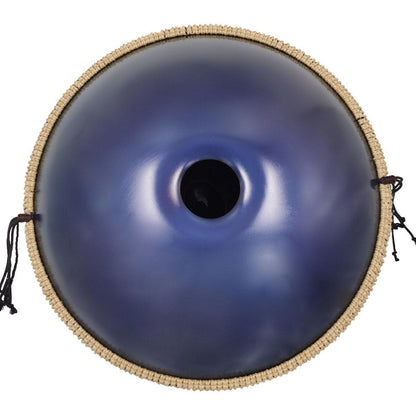Lighteme DC Handpan Drum Pure Purple 22 Inches 9 Notes D Minor Kurd Scale Hang Drum