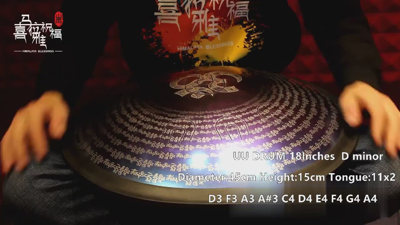 Lighteme 14/16/18 In 9/10/11 X 2 Notes Koi Titanium Alloy Steel UU Tongue Drums in 432 440 Hz - C/D Minor, D/E Major, Celtic, Aeolian, Arab/Chinese/Japanese Mode