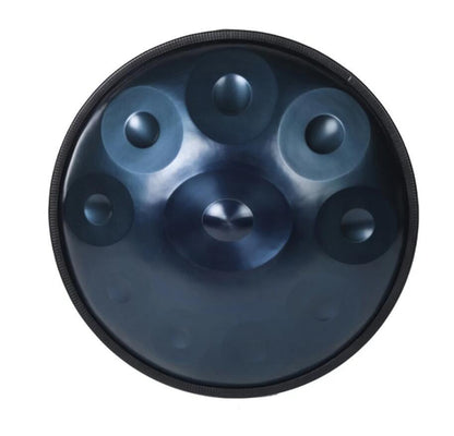 HLURU Hand Pan Drum 22 Inches 10 Tones Kurd Scale D Minor High-end Nitride Steel Handmade Performance Sound Healing Handpan, Available in 432 Hz and 440 Hz - HLURU